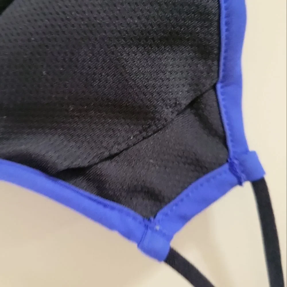 Athleta Made To Move Blue Face Mask with Adjustable Straps